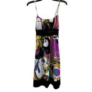 Jodi Kristopher Y2K Milne Spaghetti Strap Statement Putting Bold Dress Size S